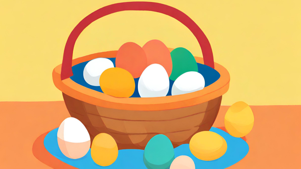 Don't put all your eggs in one basket Image